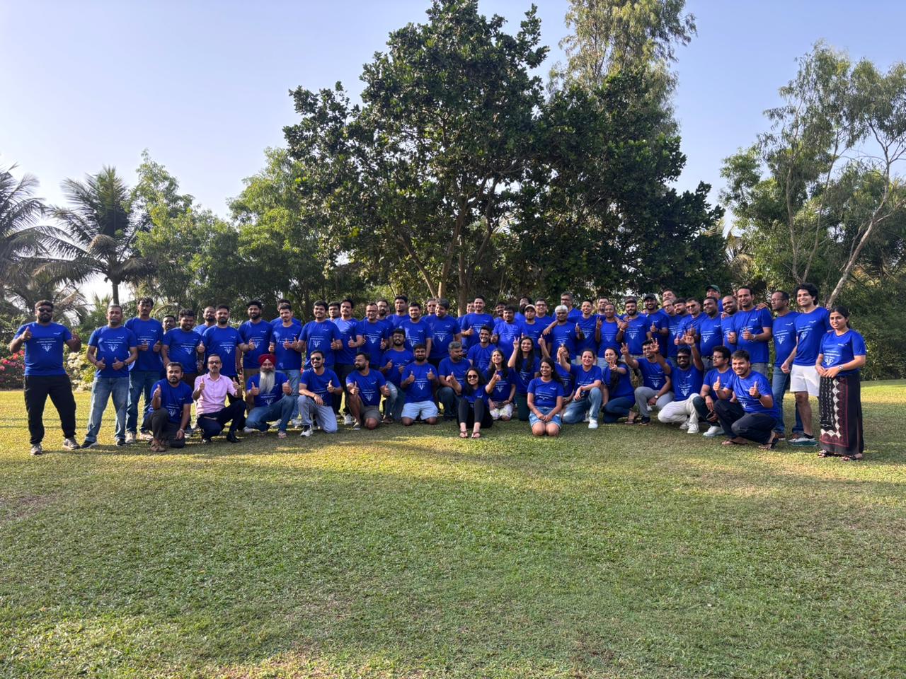 A team offsite shot from Caravela, Goa